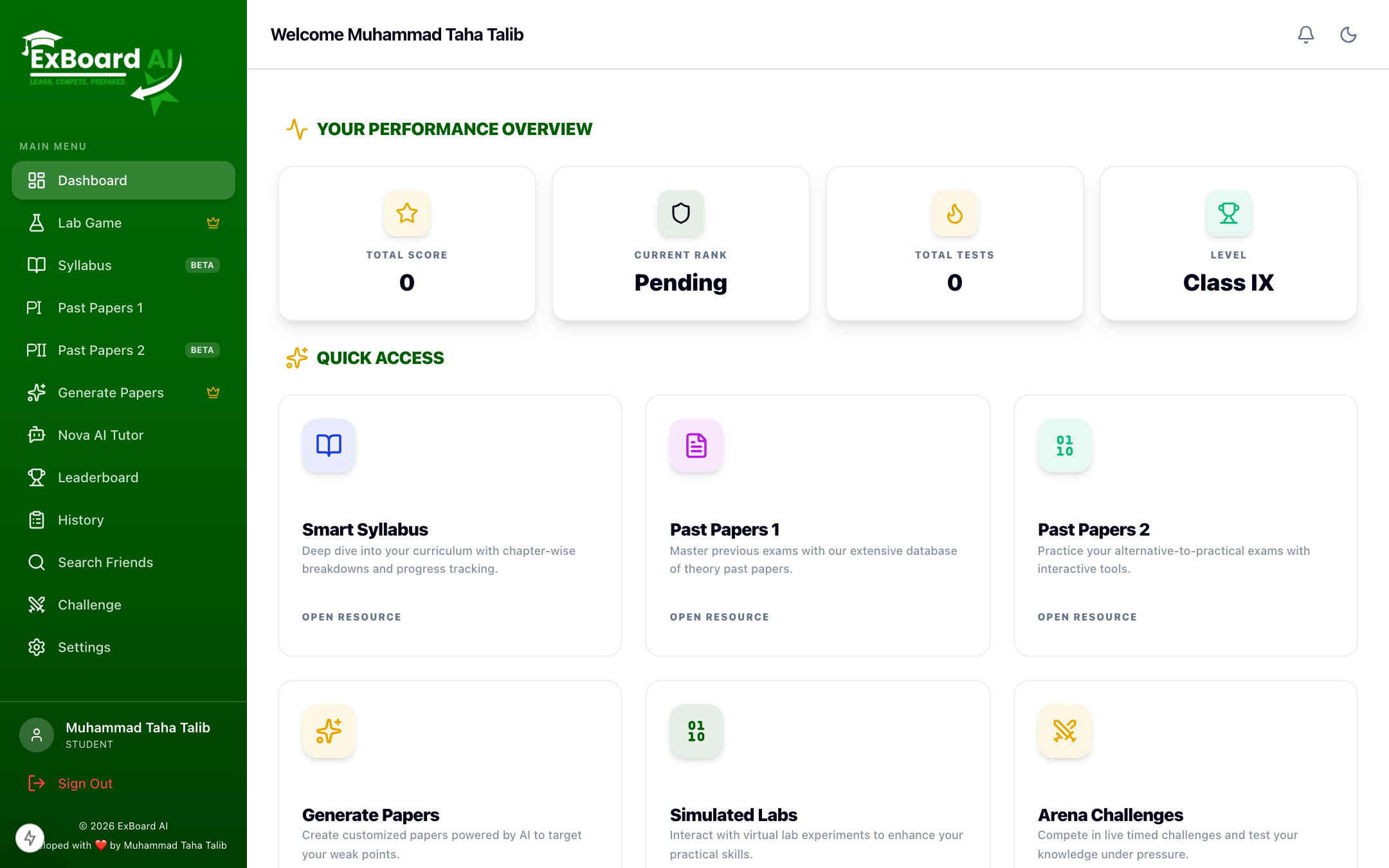 ExBoard AI Dashboard